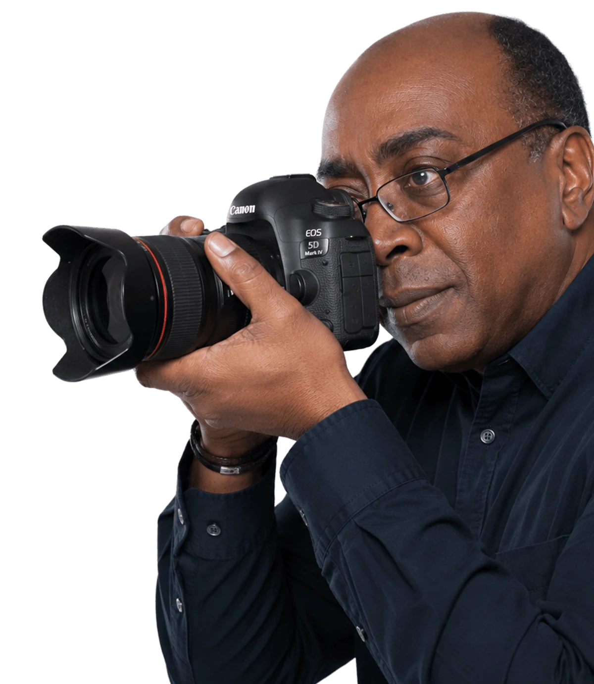 Photographer shooting with a Canon EOS 5D