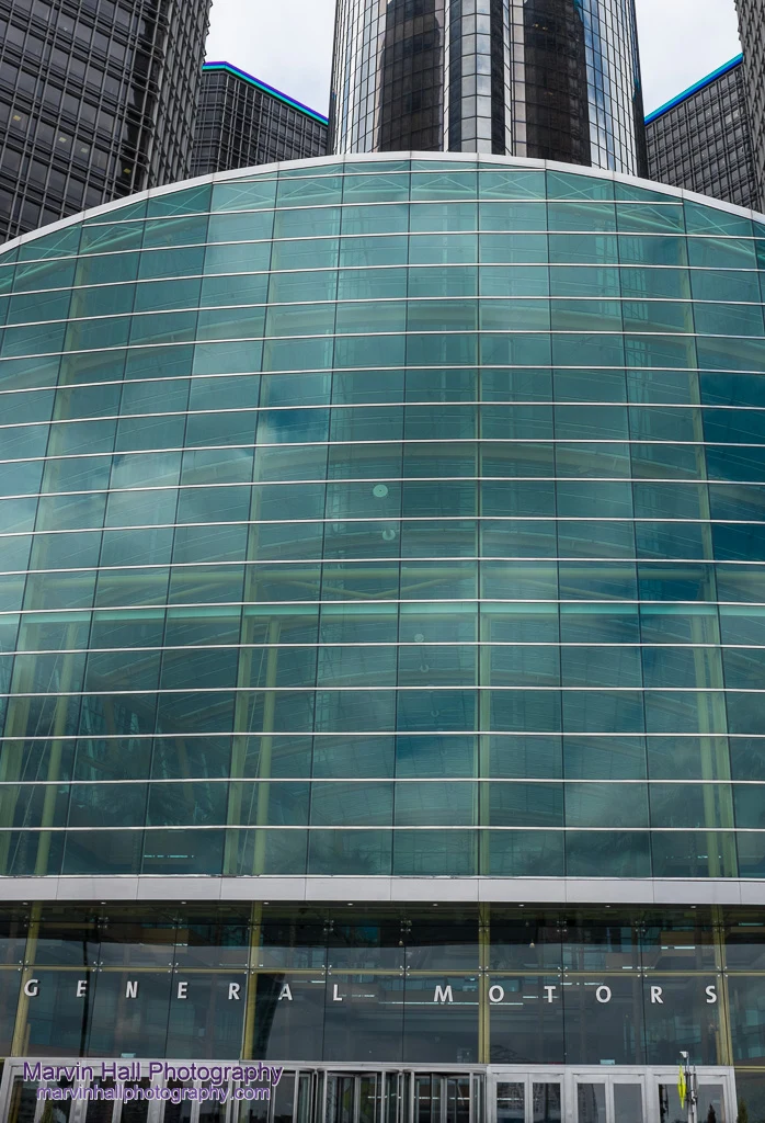 The General Motors Renaissance Center in Detroit, shot for a client session