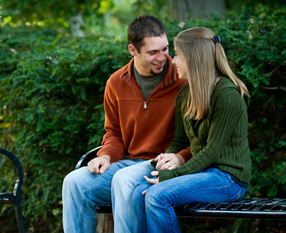 David and Jessica || Fall Engagement Session at Michigan State University