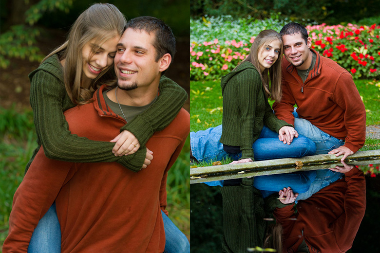 David and Jessica || Fall Engagement Session at Michigan State University