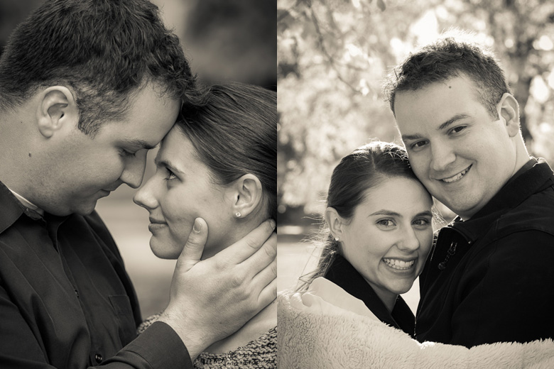 Bryan & Chelsea Fall Engagement Session - MSU Campus