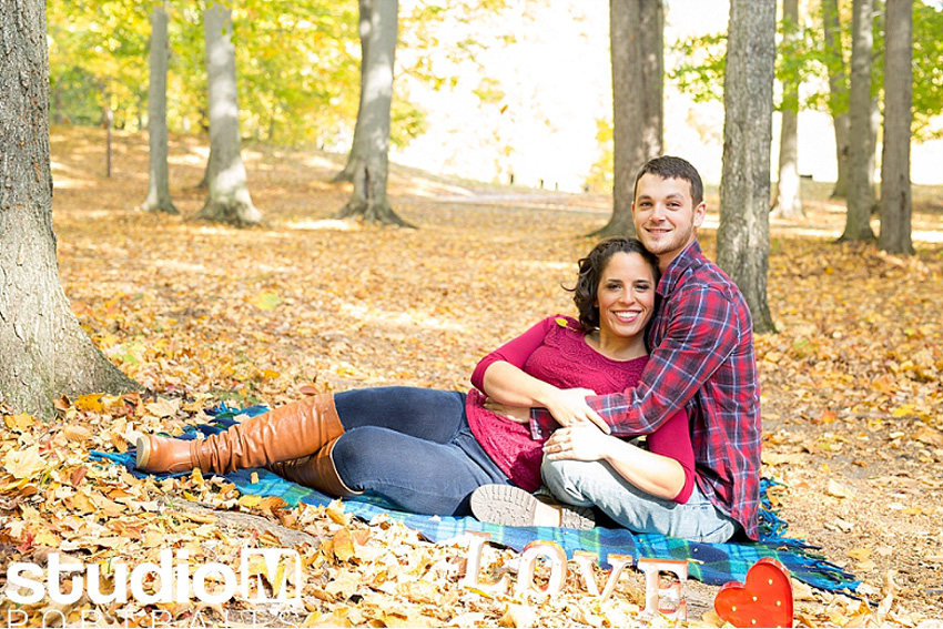 Sarah and Chris fall engagement session