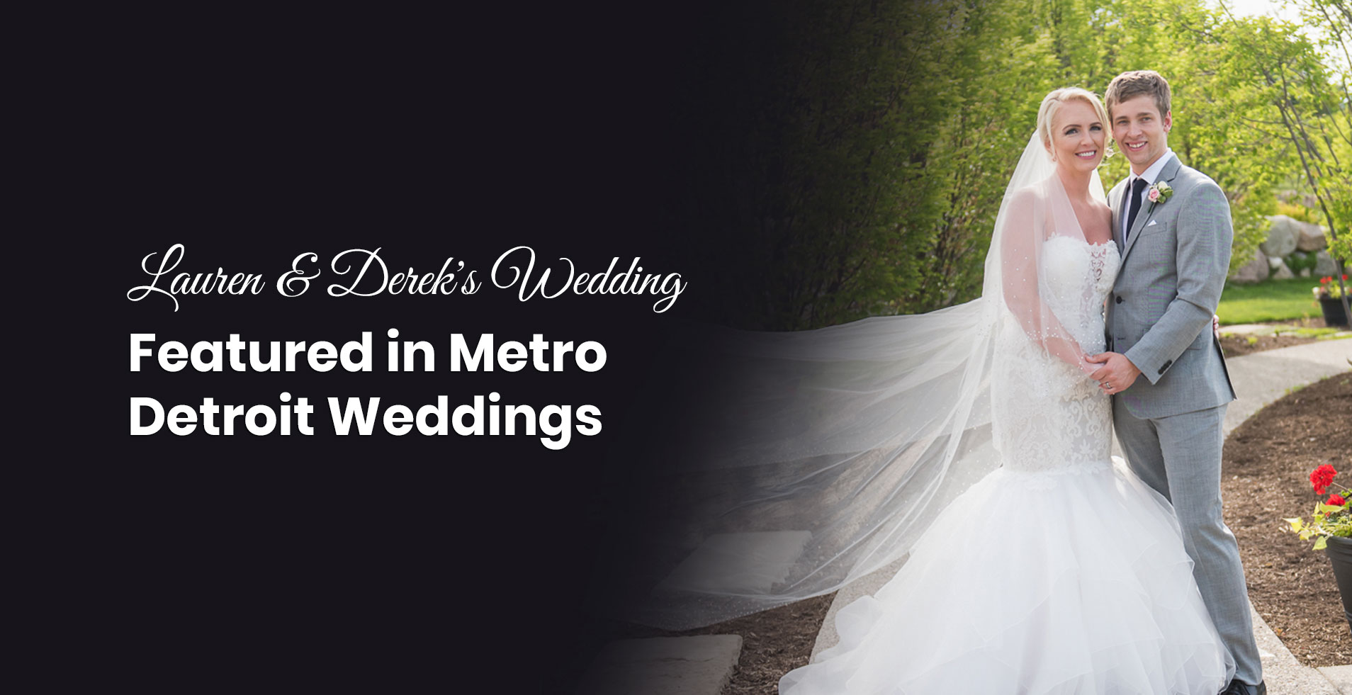Lauren & Derek's Wedding Featured in Metro Detroit Weddings